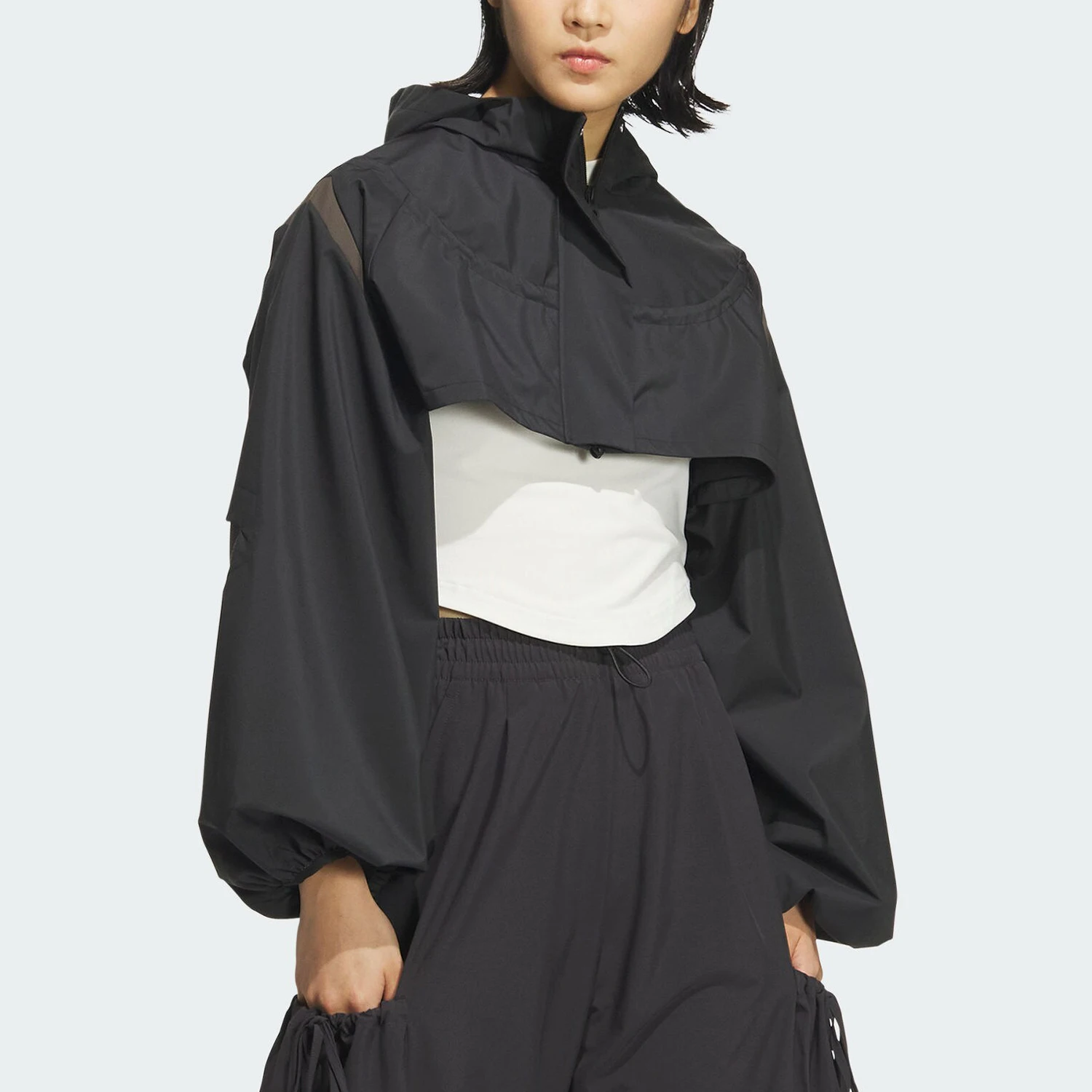 

Оригинальная женская модная короткая куртка Adidas FUSTL W P CJKT JM2446