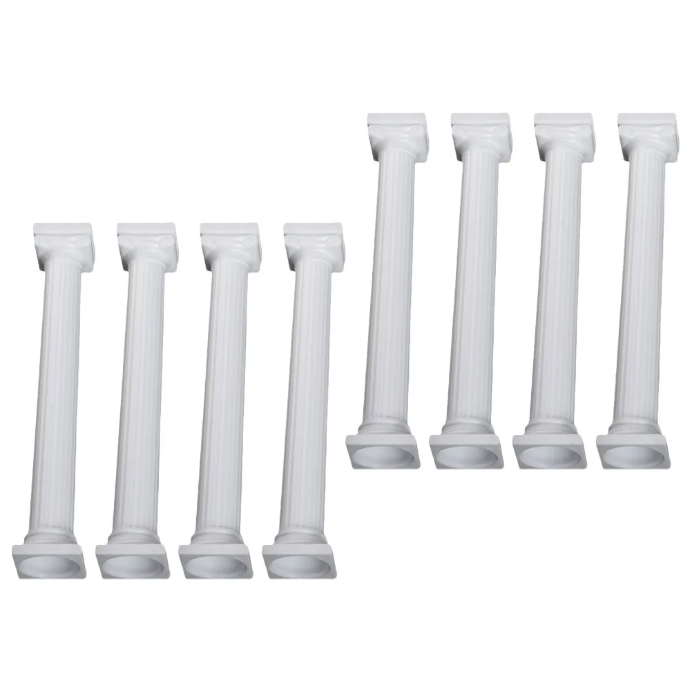 Support à gâteau en forme de pilier romain, 8 pièces, supports à gâteaux Chi, outils colonne à plusieurs niveaux, présentoir en plastique, séparateur pour bébé