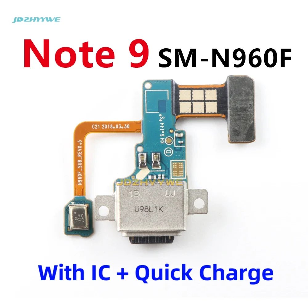 Fast Charging USB Charger Connector Board Port Flex Cable For Samsung Note  9 10 20 Plus Lite 5G N960F N970F N970U N971F N976F