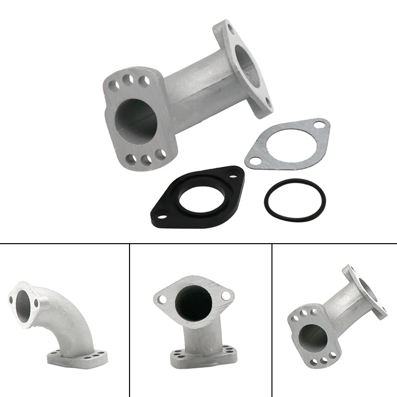 ZSDTRP Intake Manifold Carburetor Rubber Mainfold Adapter Inlet Intake Pipe Kits For VM22 PE19 PE26 Lifan YX Pit Dirt