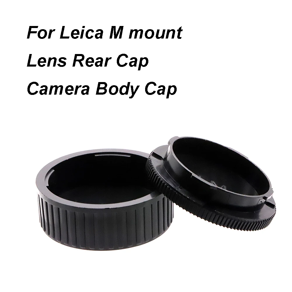 Per Leica M mount Lens tappo posteriore o cappuccio del corpo della fotocamera o Set di cappucci coperchio di copertura del cappuccio dell\'obiettivo