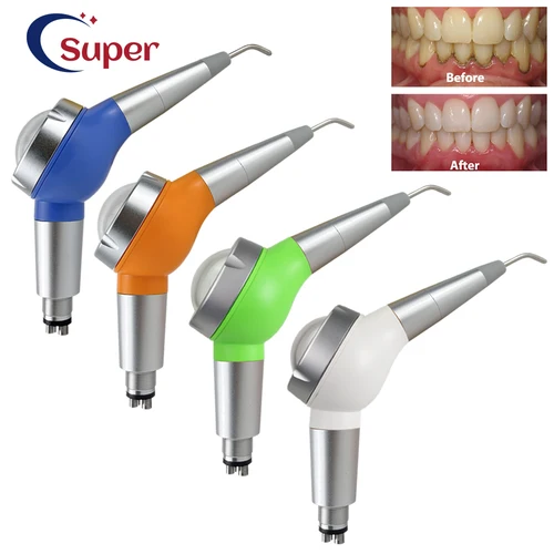 Imagen 1 del producto Pulidor de aire Dental, chorro de arena, chorro de prophy de aire, pulidor de pulverización de aire y agua, Odontologia, blanqueamiento Dental, herramientas de dentista de 2 agujeros y 4 agujeros