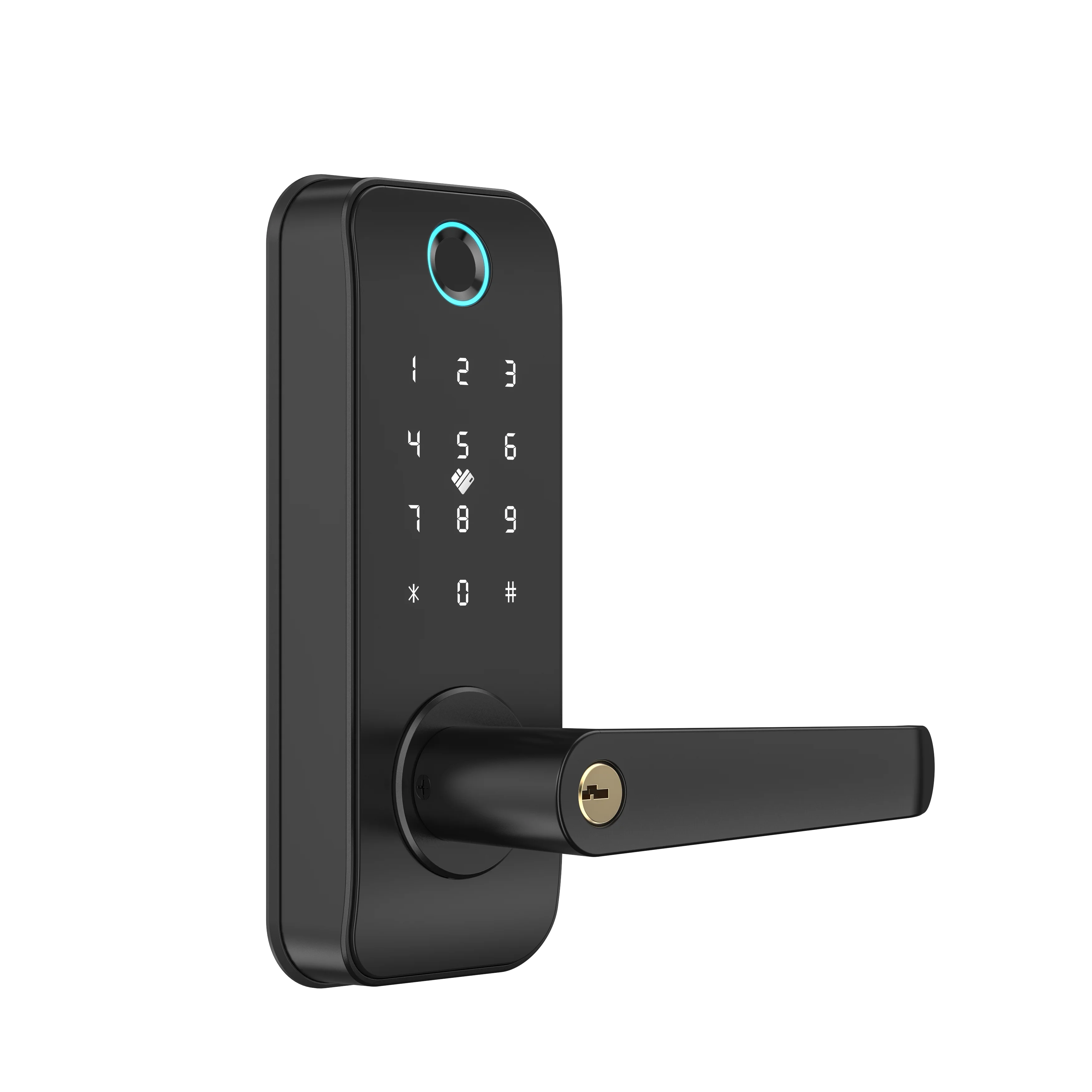 

July005 Biometric Fingerprint Door Lock Wifi Smart Lock Digital Keypad Keyless Entry Door Intelligent Lock Tuya App