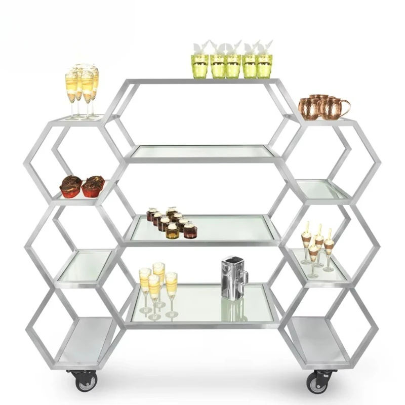Premium Tea Seat Catering Accessories Cafeteria Party Cupcakes Wedding Food Buffet Display Rack