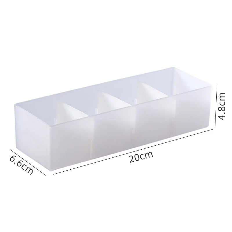 With Transparent Tabletop Combinable Japanese-Style Multi-Compartment Drawer Organizer