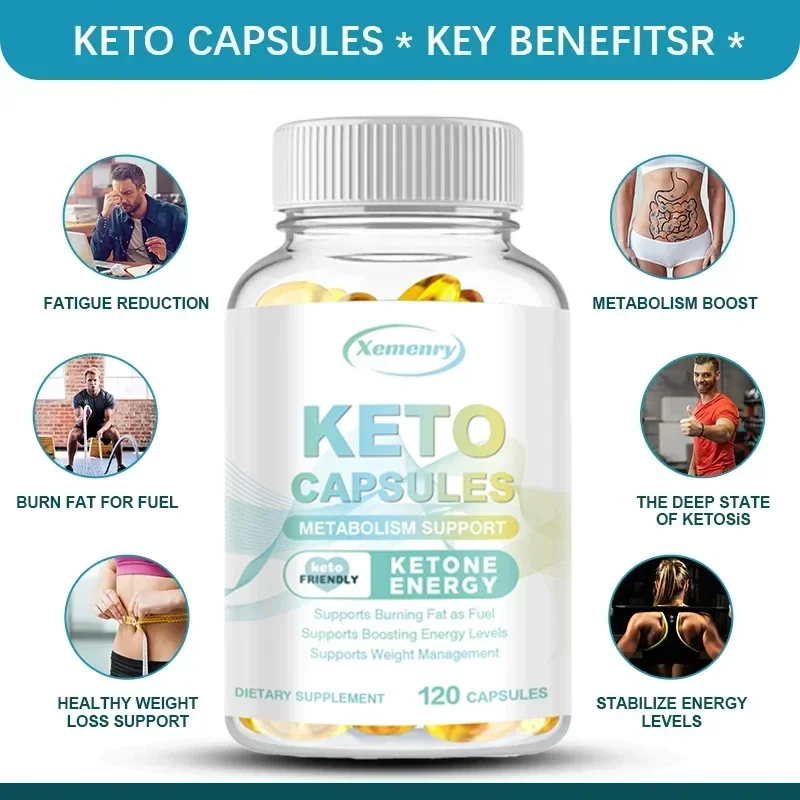 

Slimming Keto Capsules - Fat Burning, Provide Energy, Flat Belly Diet, Weight Management Supplement