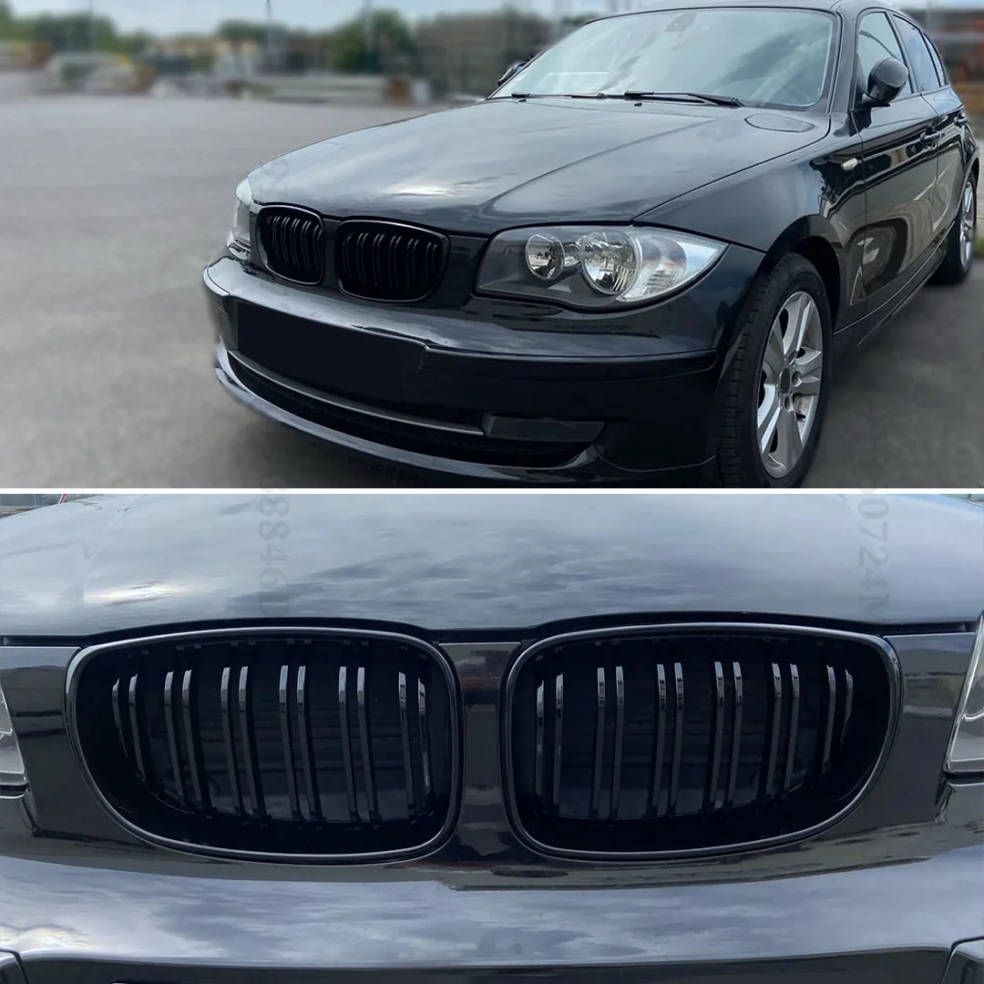 Front Grille Bumper Grill Grid Tuning Accessories For BMW E81 E87 E82 E88 1 Series 2007-2011 like 120i 120d 130i 135i Coupe