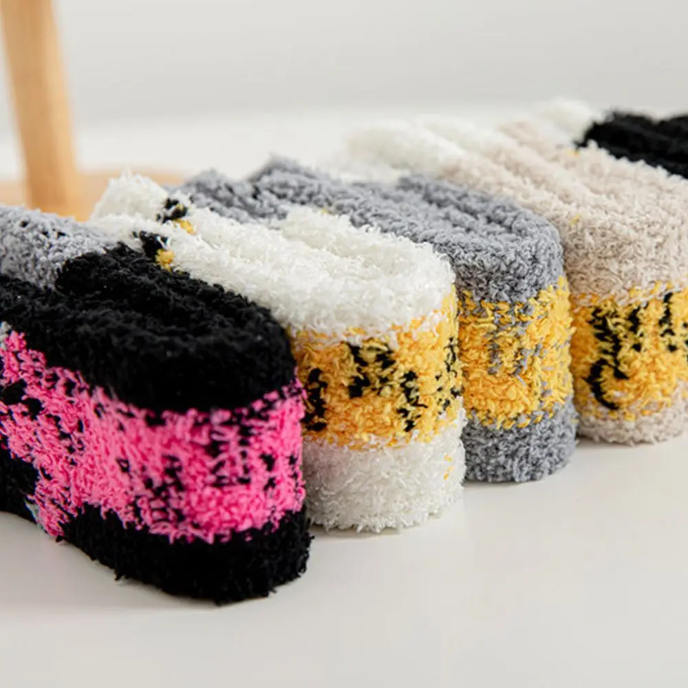 تأثيري الكرتون الجدة الدافئة للطفل الدجاج الساق الجوارب 3D المطبوعة جورب #3