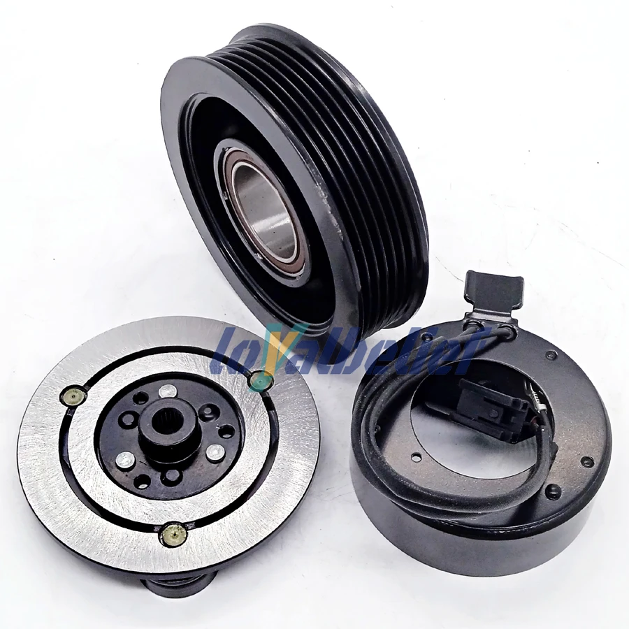 Automotive Electric Air Conditioning Compressor Clutch For Mitsubishi Outlander Bearing Size 35*50*20 115MM 6Grooves AC Clutch