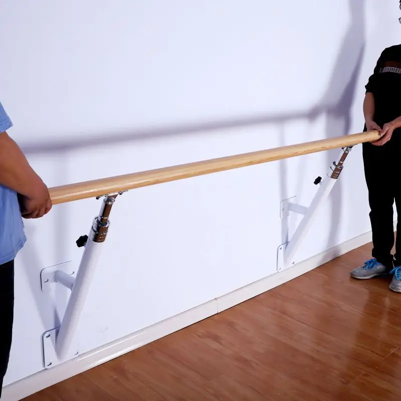 

Non slip Height Adjustable White Professional Ballet Dance Bar