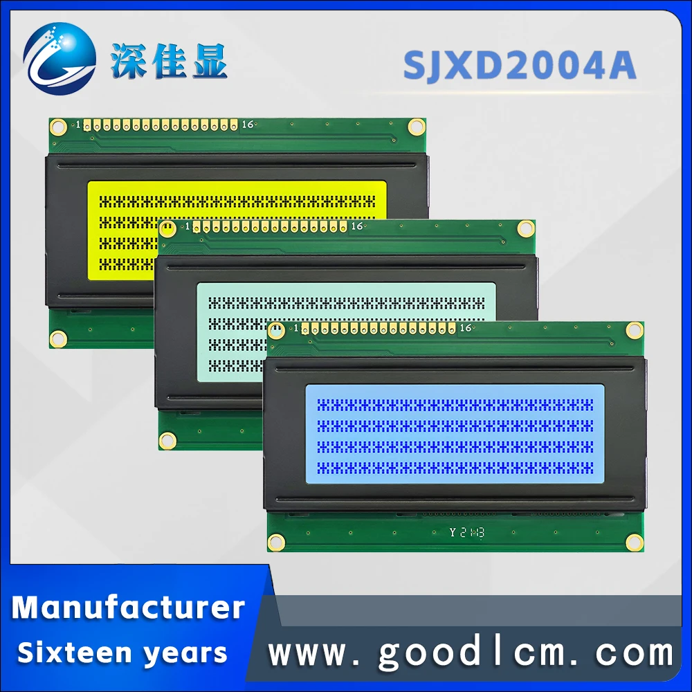 Russian language 20X4 character LCD dot matrix screen SJXD2004A With backlight industrial 20*4 digital LCM display module