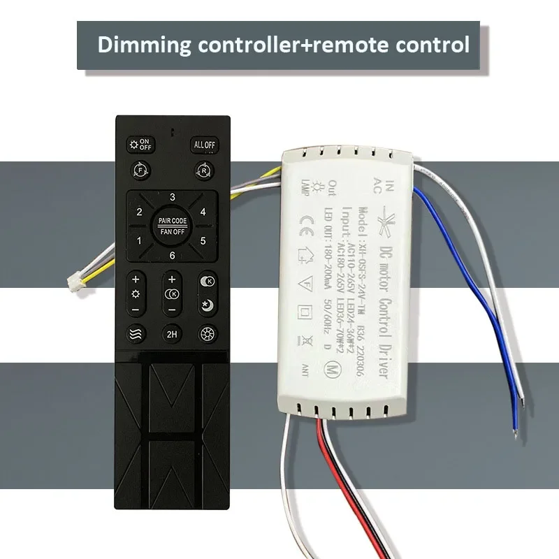 Ceiling Fan Light Remote Control Kit Dimmable Controller Driver Fan Light Accessories 220V