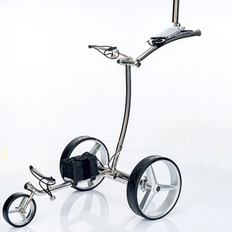 golf cart 200W motor 8 km/h, stainless steel golf cart for golf course use