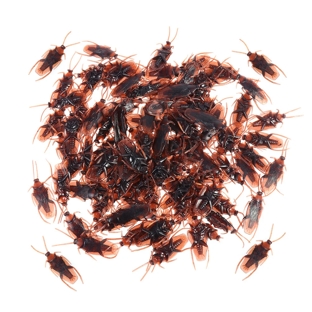 

120 Pcs Simulation Creative Prank Party Trick Props Insect Model Halloween Toy Pvc Fake Bugs