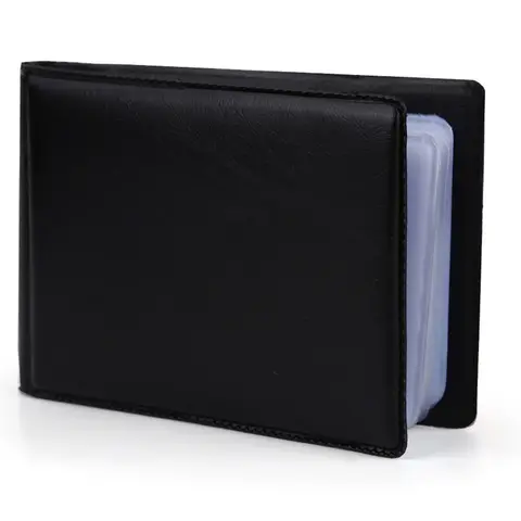 40/300 Leather Cards ID Credit Card Holder Book Case Organizer Business Cards ID Container Credit Card Holder Bank card Case