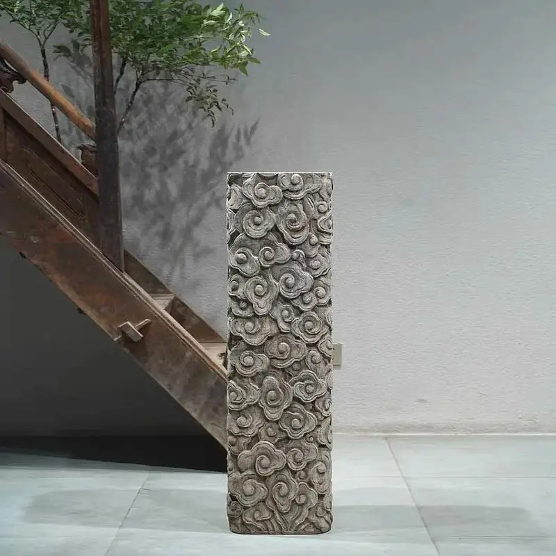 

Dolomite pillar bluestone, flower platform pillar stone stand, bonsai stand, tea room, clubhouse, courtyard display