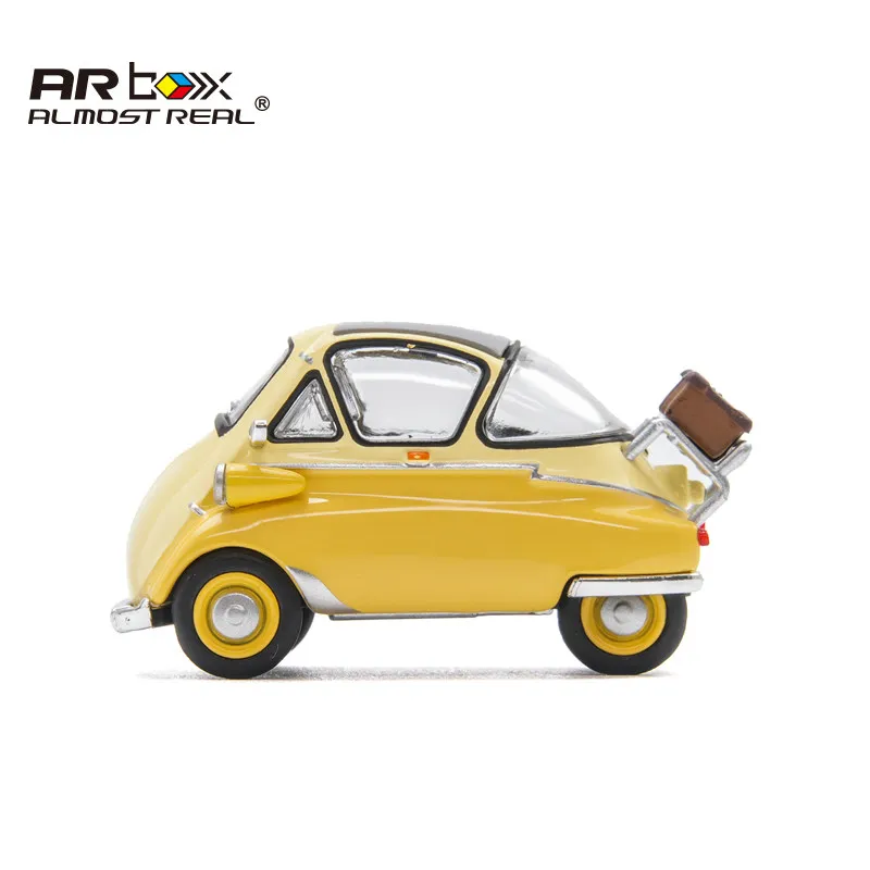 AR BOX 1: 64 BMW Lsetta Bubble Window Cast-Pressed Simulation Static Alloy Car Model, Boys' Gift Toy, Collection Decoration Item