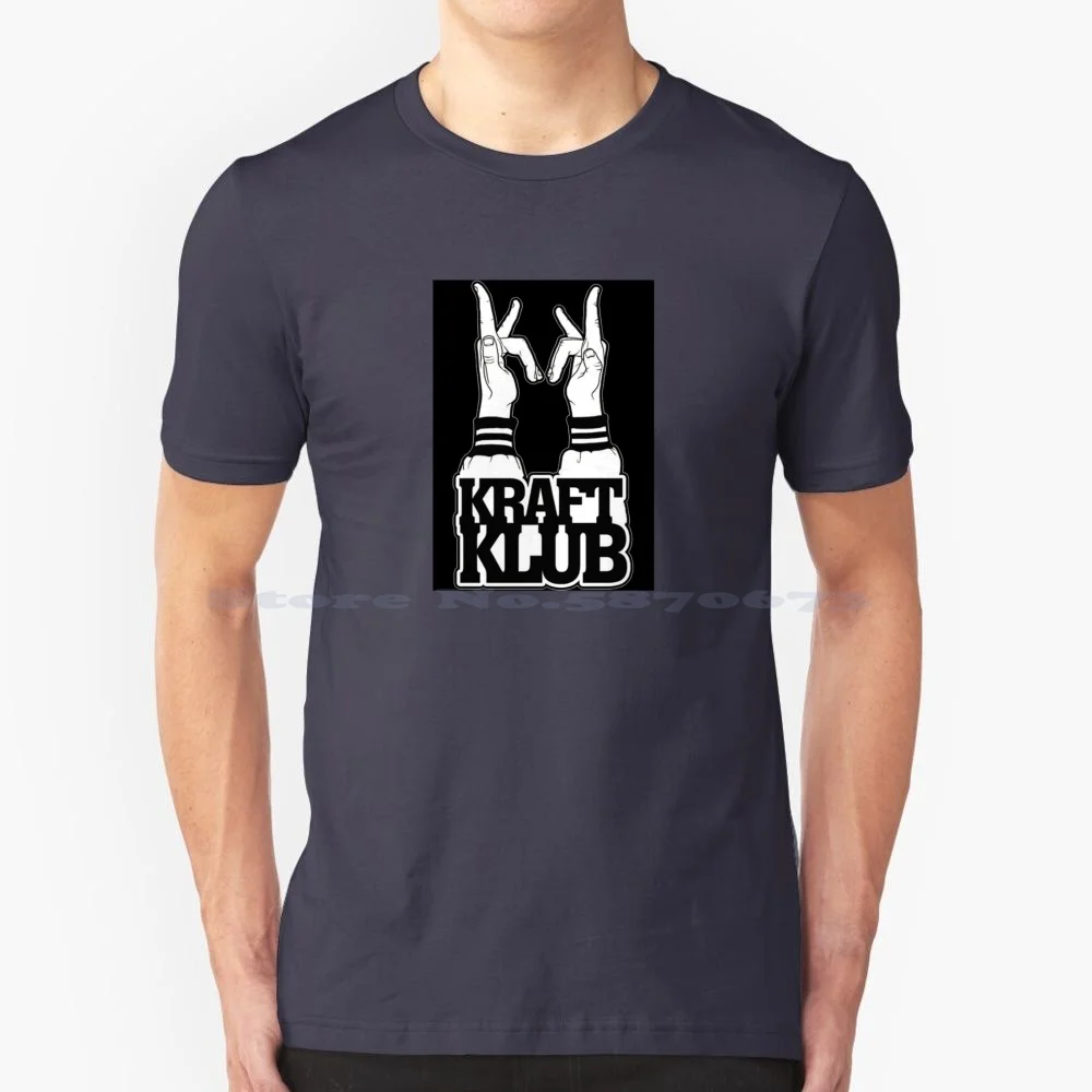 Kraft klub band rock deutschland t-shirt 100% baumwolle tee band kraft klub deutschland deutschland musik musik cover album