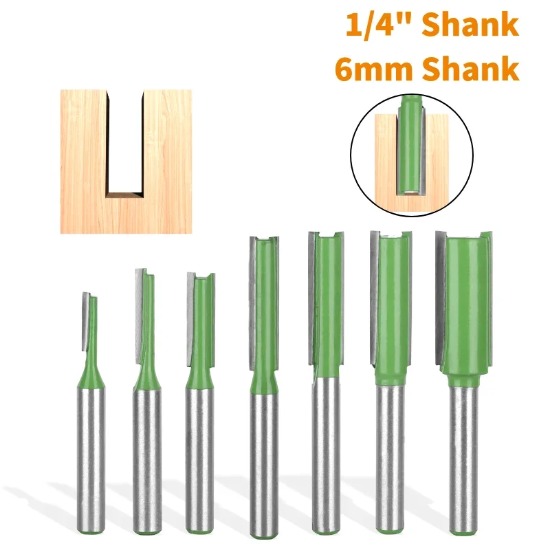 

Straight Bit Router Bit Carbide Cutters Woodworking Milling Cutter For Wood Bit Face Mill Wood Cutters End Mill