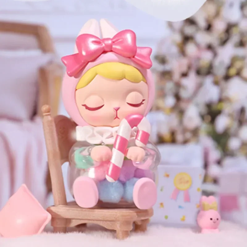 البوب مارت الأرنب عيد الميلاد سلسلة صندوق أعمى تخمين حقيبة سطح المكتب الديكور لطيف نموذج هدية فتاة حقيبة أعمى اللعب أنيمي الشكل