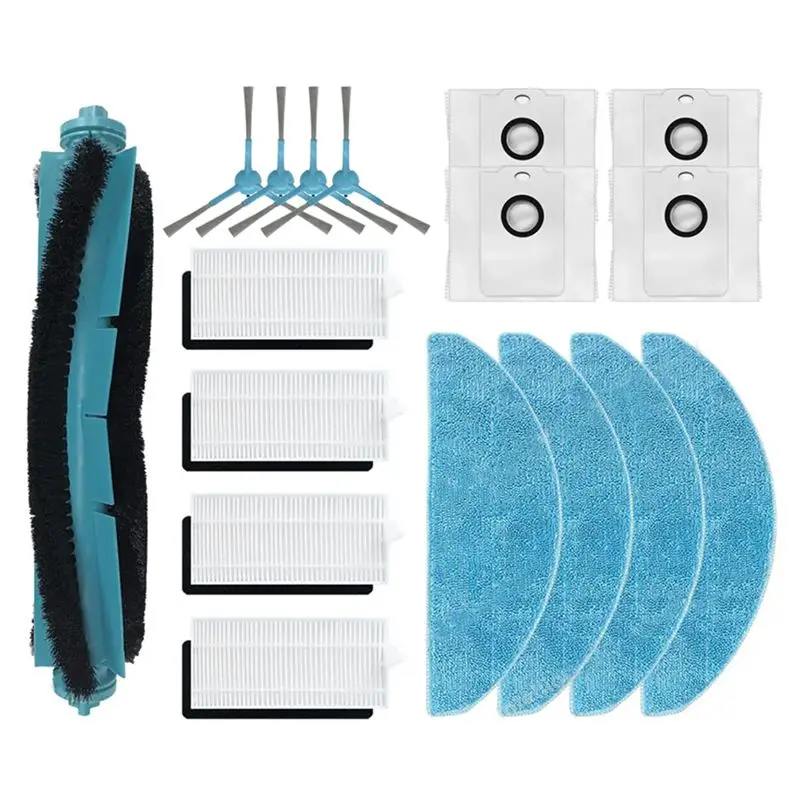 

HOTA43T For Conga 7490 Immortal Series / 8290 Immortal Series Main Side Brush Hepa Filter Mop Cloth Dust Bag Accessoroies Parts