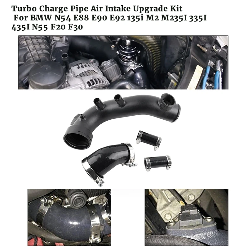 Car Turbo Charge Pipe Silicone Boot Air Intake Upgrade Kit For BMW N54 E88 E90 E92 135I M2 M235I 335I 435I N55 F20 F30 Parts