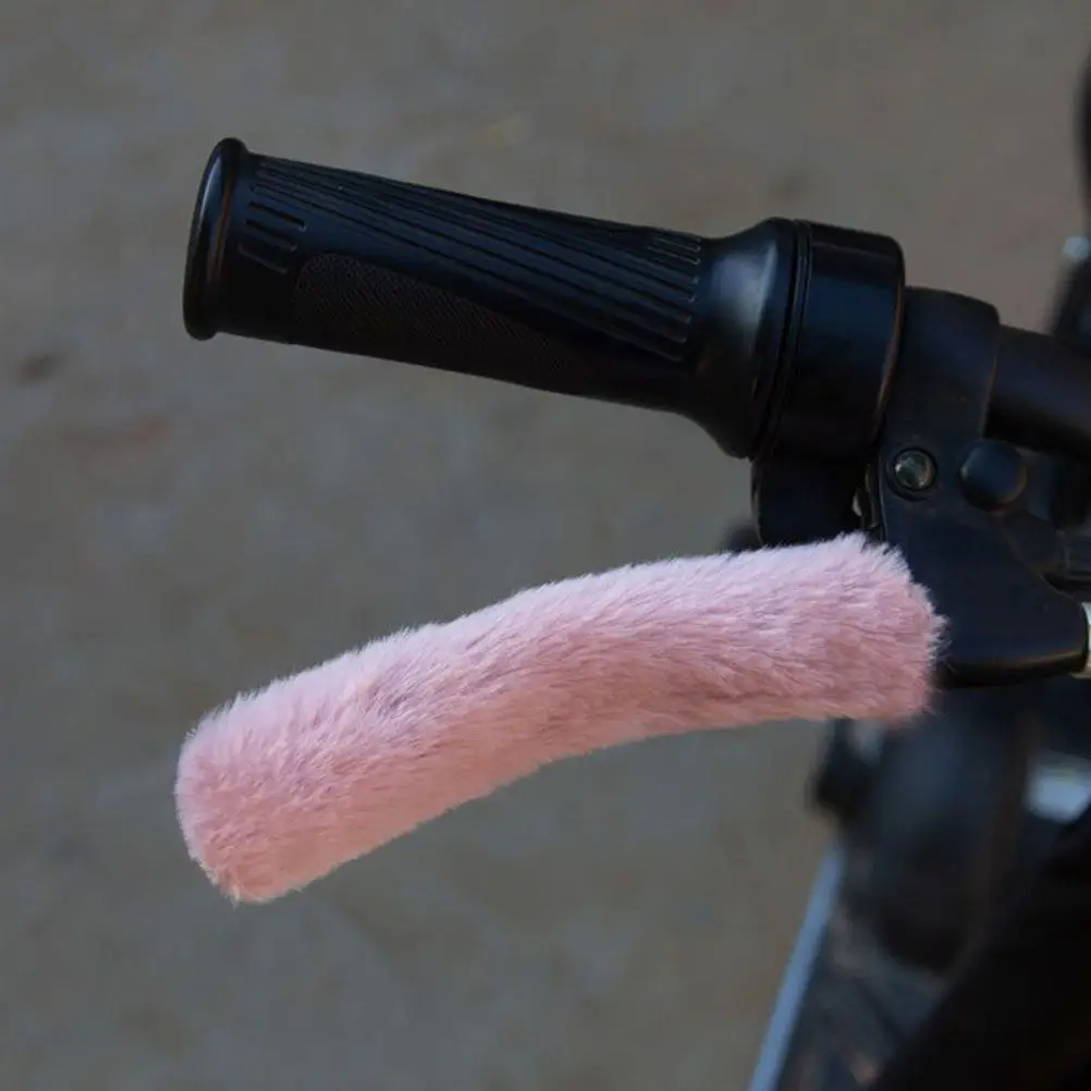 

1Set Bike Handlebar Warm Keeping Covers Comfortable Material Winter Bike Handle Grips Brake Grip Covers Easy Slide on