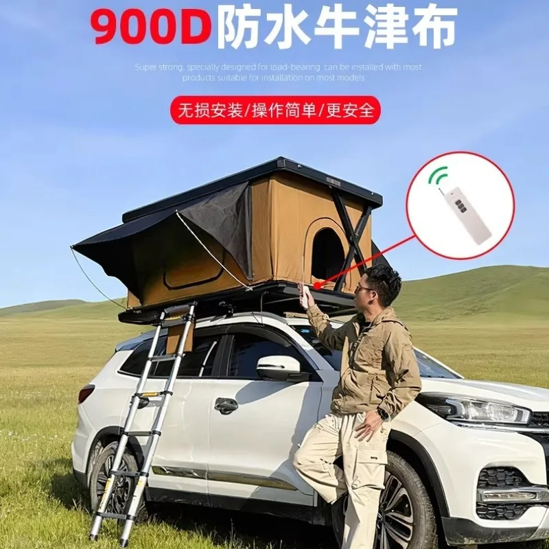 

Aluminum alloy sunroof in and out of the car roof tent Electric automatic sleeping cabin Self-driving tour Outdoor carrying doub