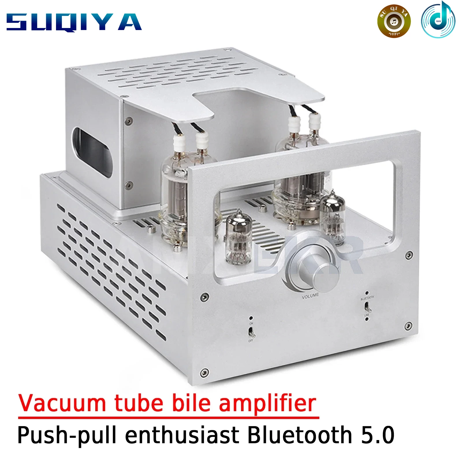 AMXEKR High Power FU30 Vacuum Tube Bile Amplifier Push-pull Enthusiast Grade Hifi Bile Speaker Bluetooth 5.0