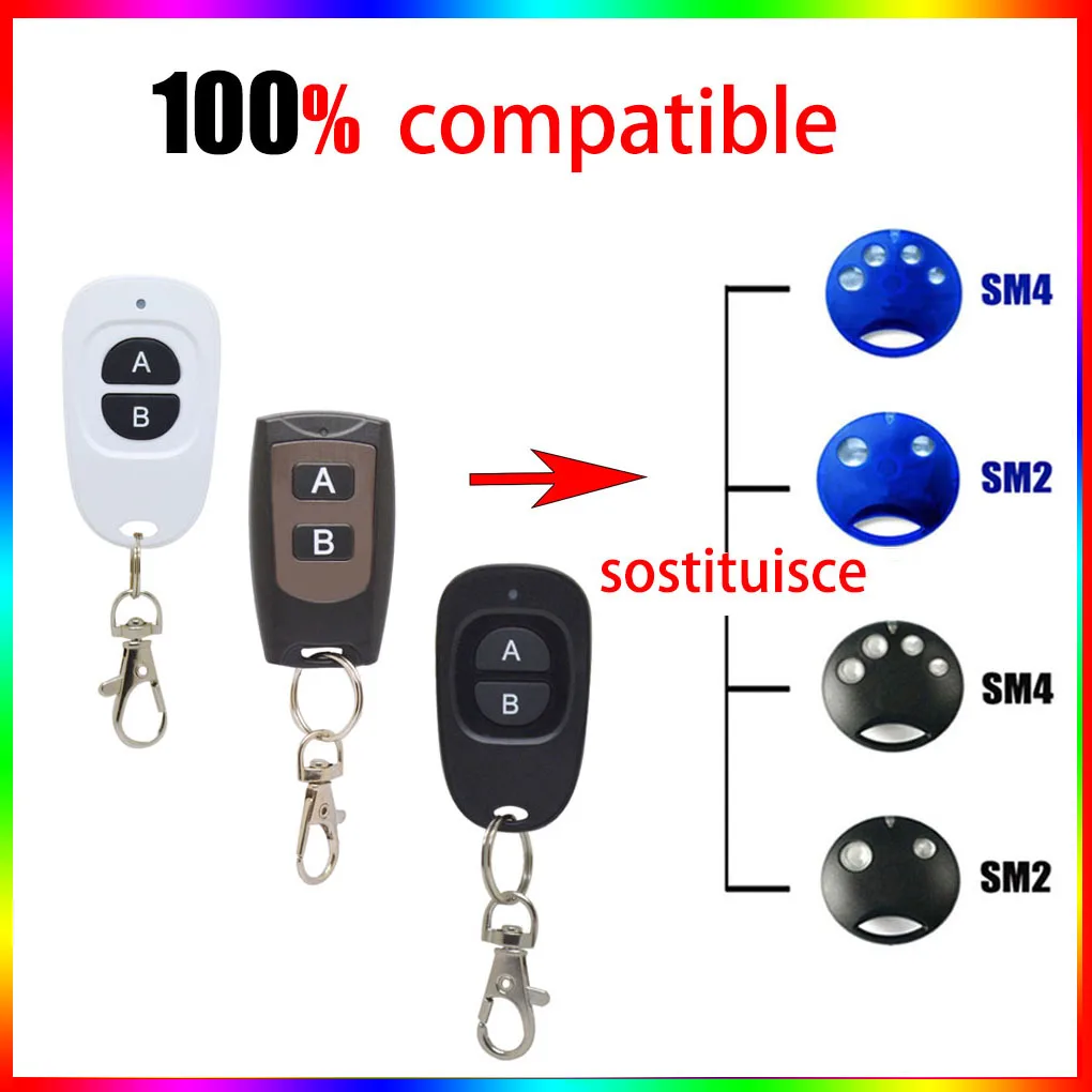 SMILO SM2 / SM4 433.92MHz 100% compatible with Garage door electric remote control Wireless remote transmitter receiver mod