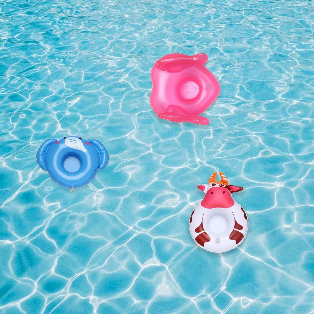 Decoration Kids Toys Pool Floaties Drink Floats Swimming Pool Float Inflatable Drink Holders Inflatable Cup Coasters