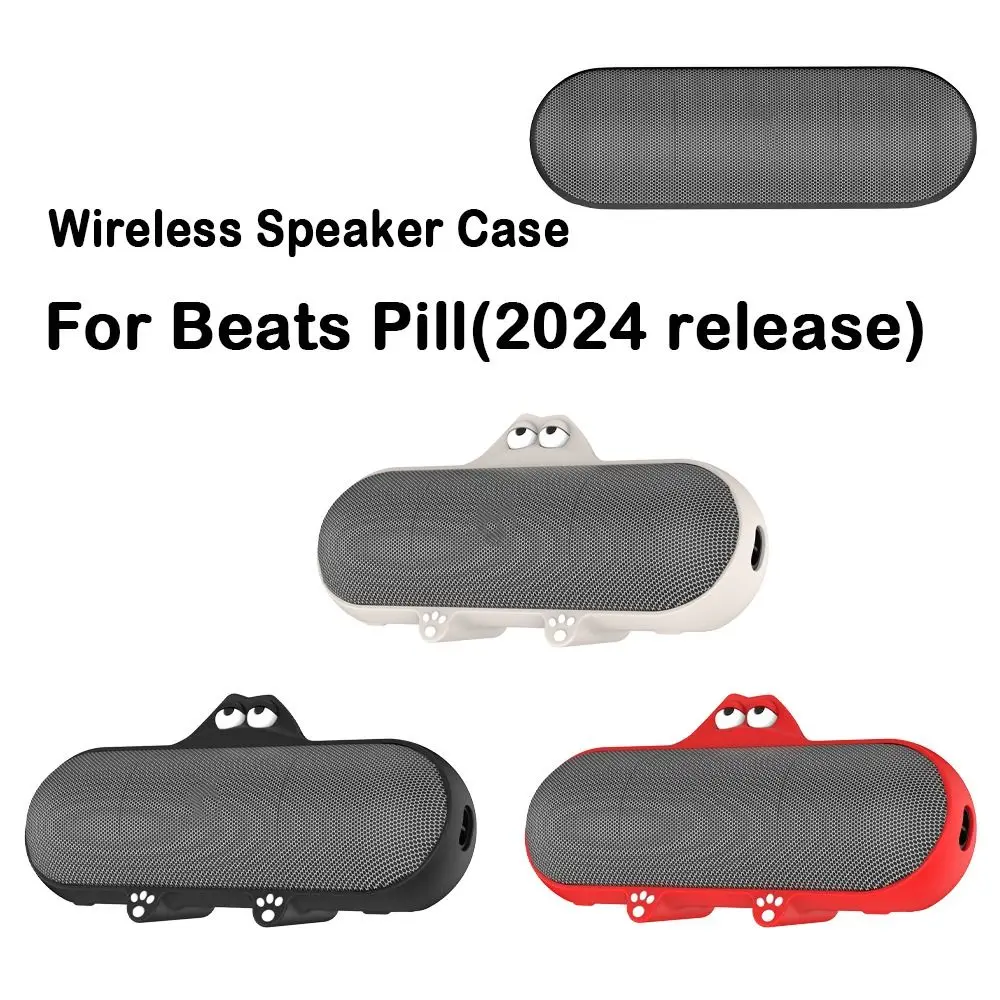 シリコンワイヤレススピーカーケース漫画落下保護防塵カバー防塵保護スリーブ Beats Pill (2024 リリース)