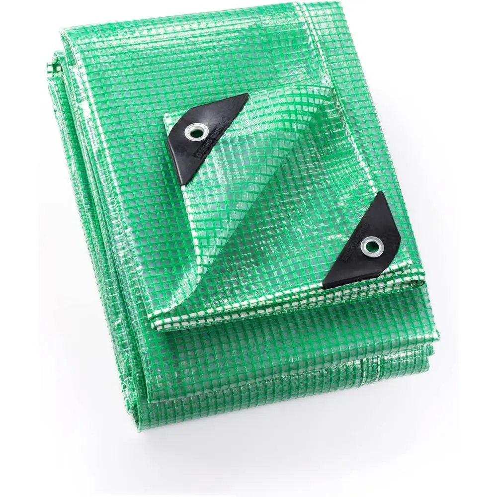 

Прозрачный зеленый тент для теплиц и сада, сверхпрочный, водонепроницаемый, УФ-стойкий, 20x30 футов, 3x3 плетение, 10 мил