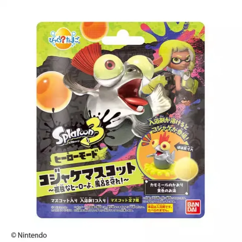 Spot Japanese Shower Ball Splatoon3 Salmon Bath Gel Collection Anime Model Action Figure Birthday Gift