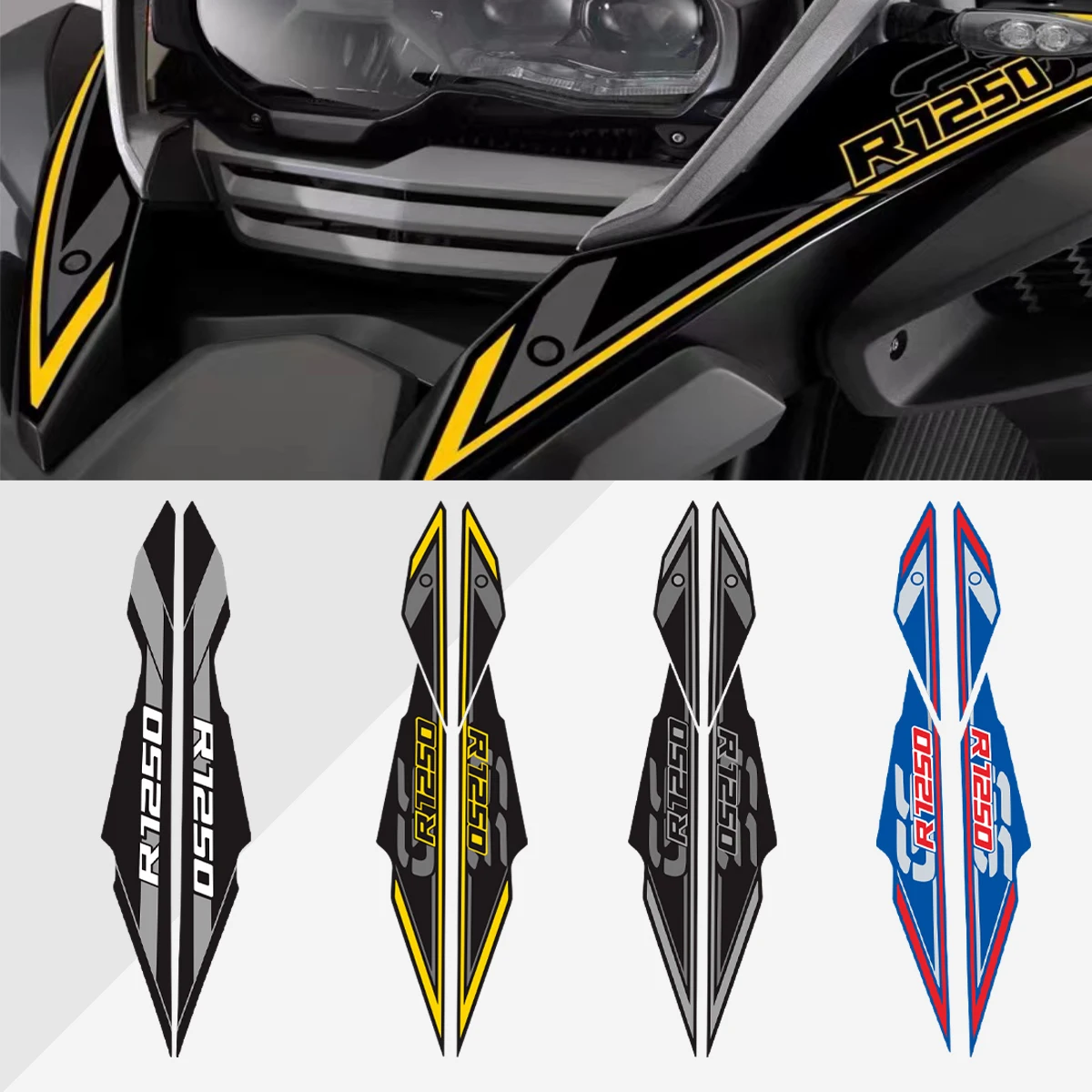 For BMW R1250GS Adventure LC 2018 2019 2020 2021 2022 Motorcycle Front Fairing Sticker