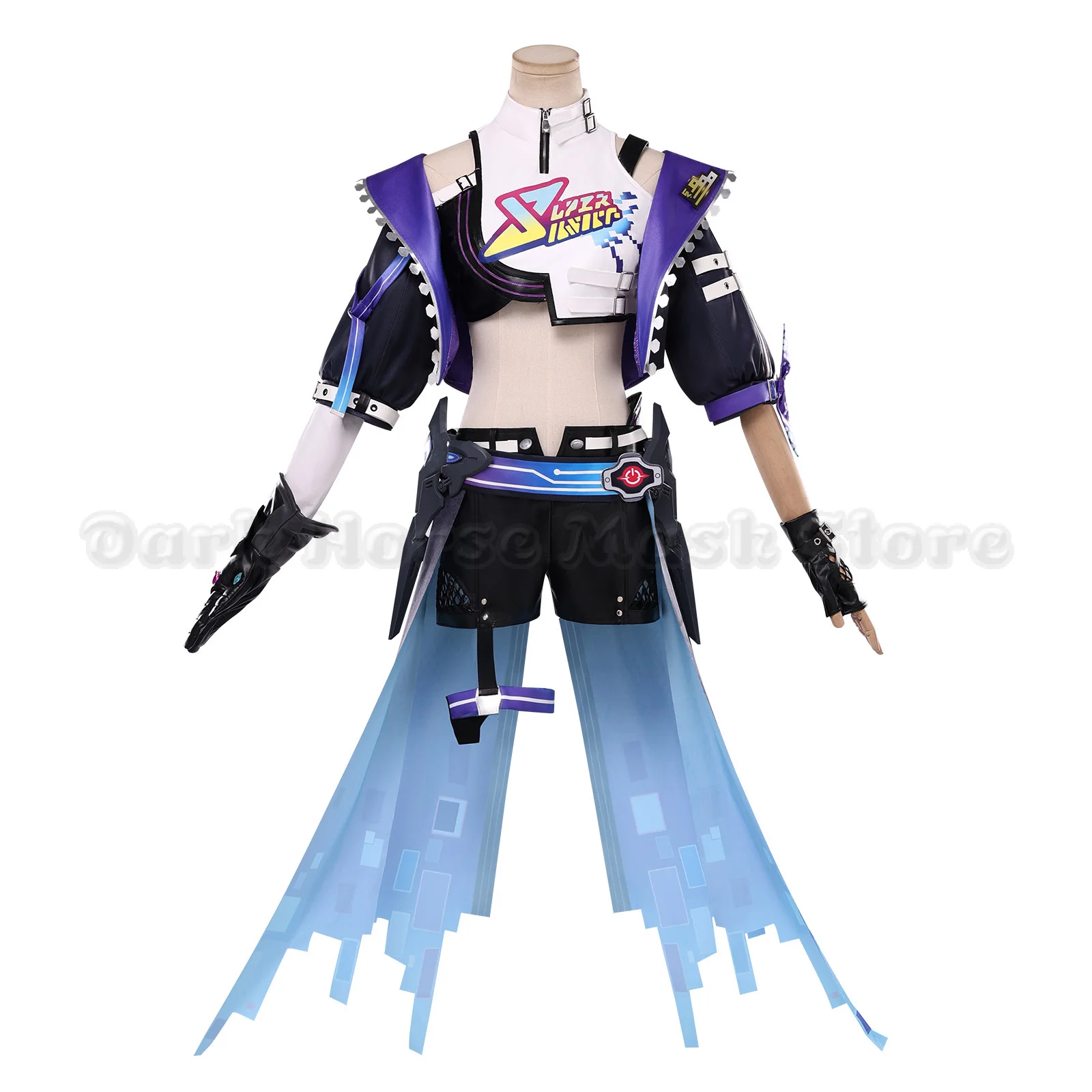 Honkai Star Rail Silver Wolf LV.999 Cosplay Costume Godmode Player Women Outfits Halloween Party Suit Game Role Play Uniform view 5