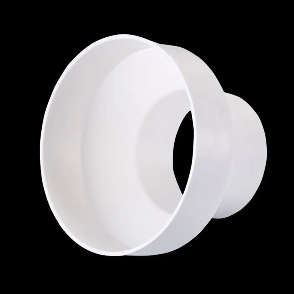 ABS Home Hardware Exhaust Pipe Reducer Adapter Ducting Connector Variable Diameter Pipe Ventilation Pipe Fittings