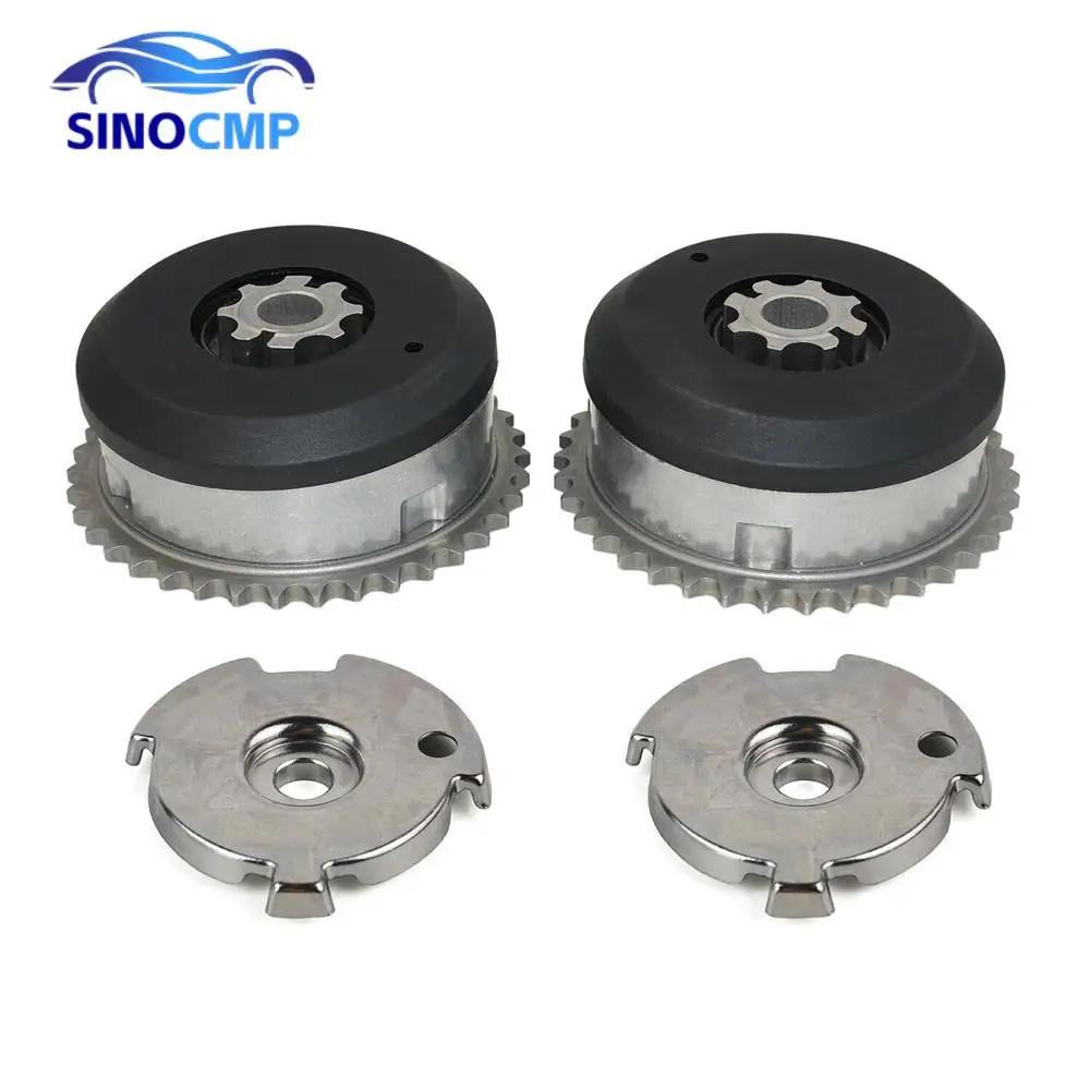 

11367583207 11367583208 2PCS Intake + Exhaust Camshaft Adjuster Sprocket For BMW N51 N52 N55 S55 X1 X3 X5 E60 E70 E81 E90 330i