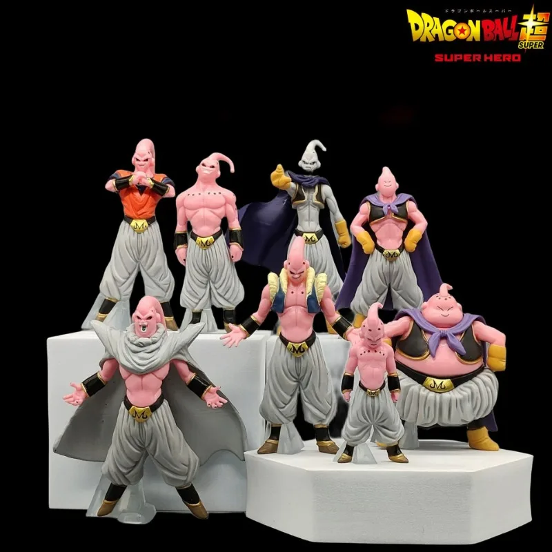 

10CM Dragon Ball Anime Figure Majin Buu toys model Action Figures statue Collection Desktop decoration Pendant kid birthday Gift