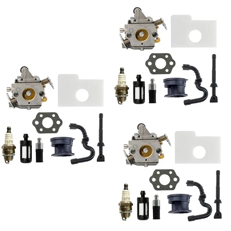 

Комплект карбюратора ABMH-3X для Zama C1Q-S57, подходит для Stihl 017 018 MS170 MS180 11301200603, фильтр, топливная система, свеча зажигания