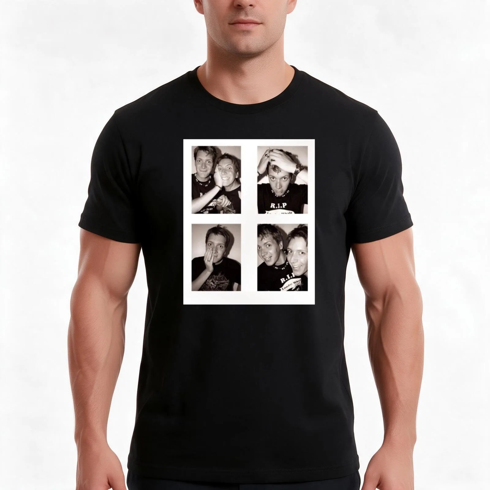 Young James and Oliver Phelps T-Shirt Summer Casual Cotton Tee Oversized Streetwear Tops Vintage Graphic Print 100% Cotton