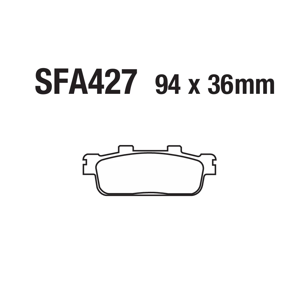USERX Motocyklowe klocki hamulcowe Przednie tylne klocki hamulcowe Do SFA427 PEUGEOT LXR 125 200 KYMCO people xciting SYM GTS — zdjęcie 5