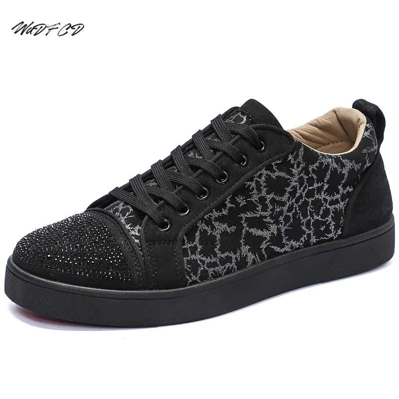 

Sneakers Casual Mens Designer Punk Bling Board Shoes Fashion Microfiber Leather Upper Height Increased Platform Nightclub Shoes