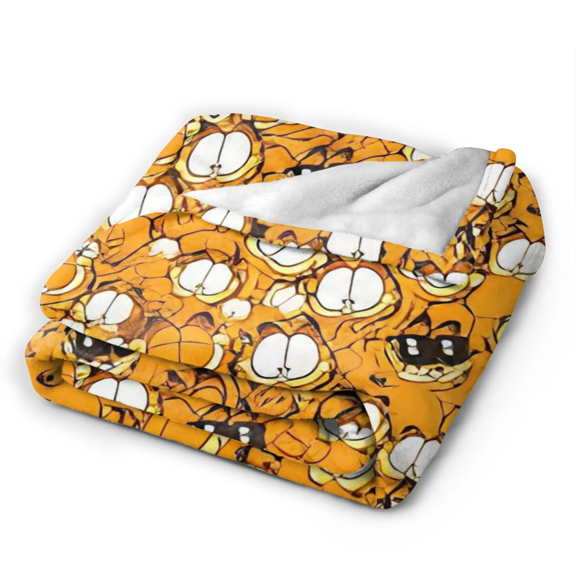 مانغا غارفيلدز بطانية كثيفة سوبر الدافئة الجدة أفخم رمي بطانية للأريكة كرسي السفر الفانيلا المفرش غطاء السرير