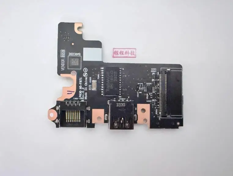 ORIGINAL USB BOARD FOR LENOVO ThinkPad P16s Gen 3 LP630 NS-F871 POWER BUTTON SWITCH BOARD ETHERNET PORT