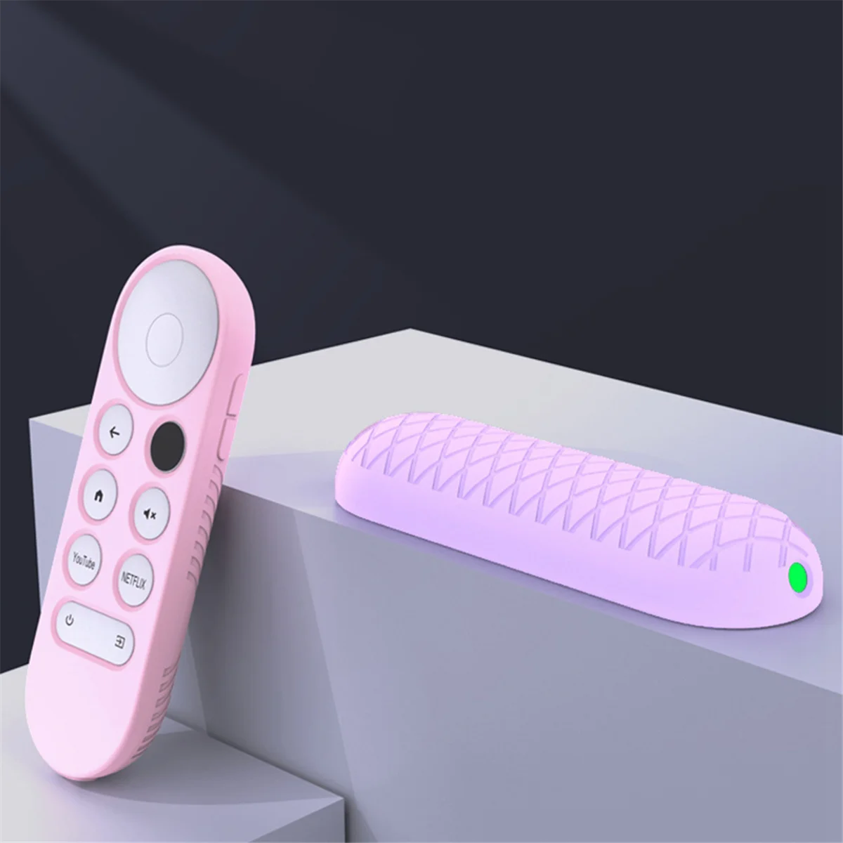 Soft Silicone Case for Google Chromecast RC Protective Cover Shell, A