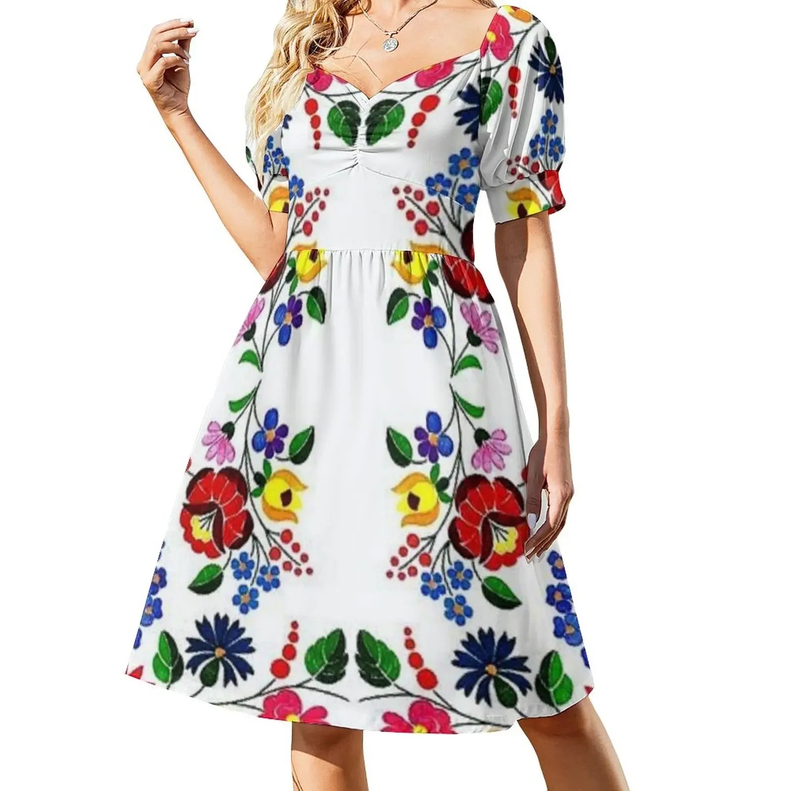 

kalocsai Short-Sleeved Dress Long dresses ladies dresses for special occasions