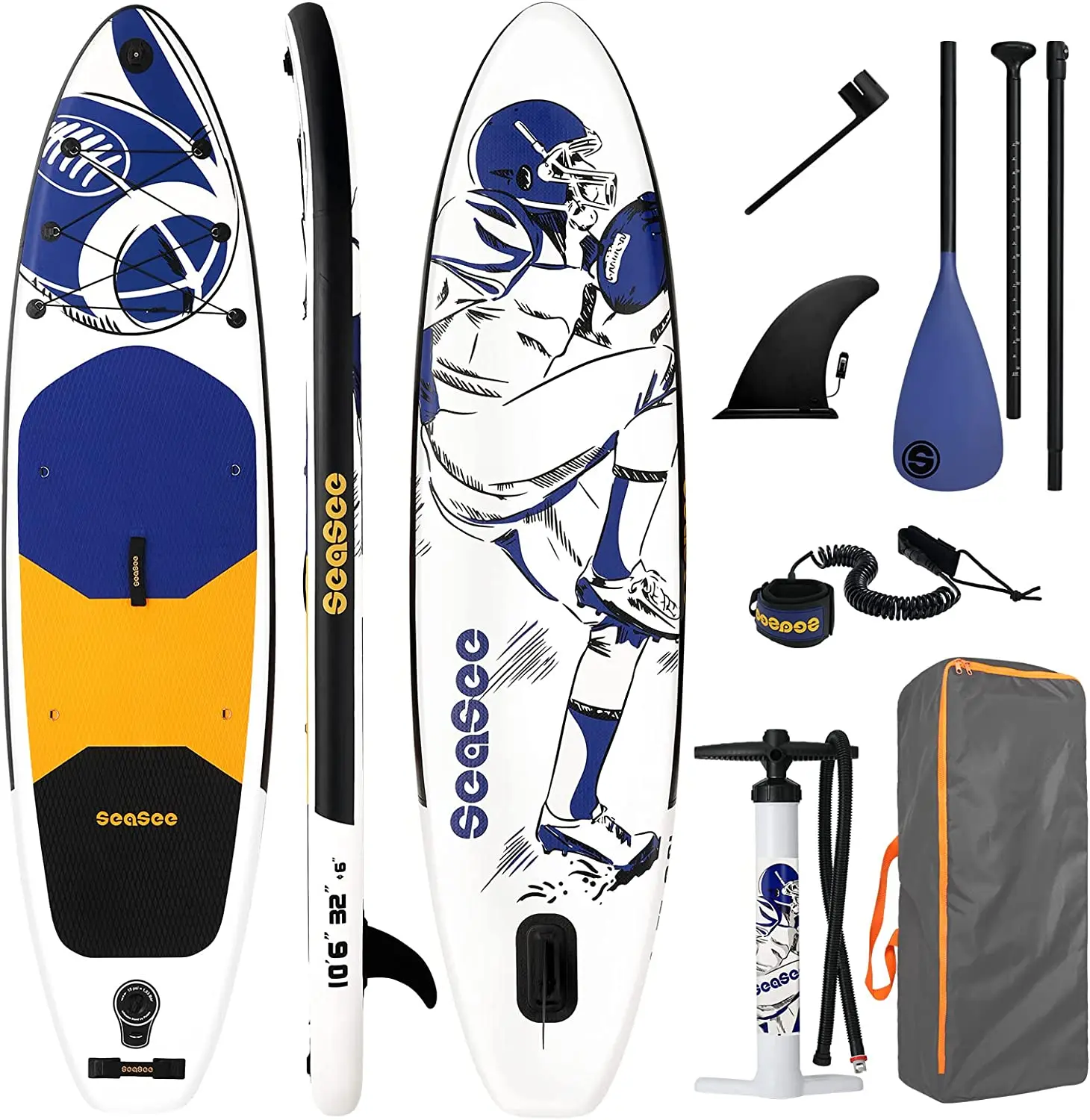 

US Warehouse dropship waterplay surfing drop stitch surfboard sup board wholesale inflatable paddle board