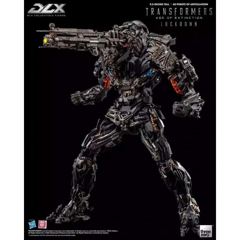 Original Hasbro Threezero Transformers AGE OF EXTINCTION LOCKDOWN Action Toy Figure Mode Ornaments view 3