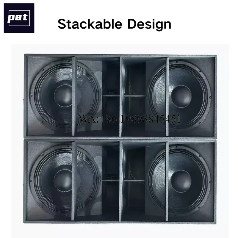 WMWMNU PAT SP221 Professional Double 21-Inch Passive Birch Plywood Subwoofer 6000W Eco-Friendly Design for Outdoor Stage